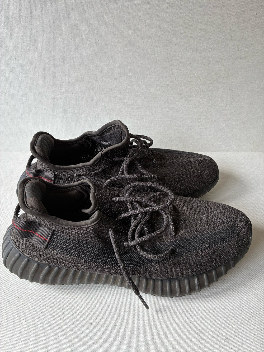 Yeezy adidas Men's Athletic Knit Lace-Up Sneakers - Black size 11.5